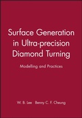 Cover: Surface Generation in Ultra-precision Diamond Turning - Wiley