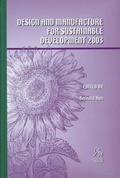 Cover: Design and Manufacture for Sustainable Development (2003) - Wiley