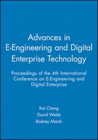 Enlarge image Cover: Advances in E-Engineering and Digital Enterprise Technology - Wiley
