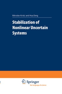 Abbildung von: Stabilization of Nonlinear Uncertain Systems - Springer