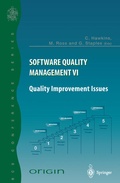 Cover: Software Quality Management VI - Springer