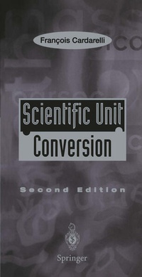 Enlarge image Cover: Scientific Unit Conversion - Springer