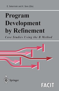 Enlarge image Cover: Program Development by Refinement - Springer