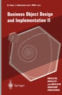 Cover: Business Object Design and Implementation II - Springer