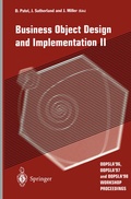 Cover: Business Object Design and Implementation II - Springer