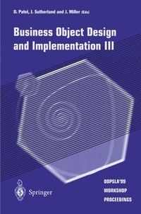 Enlarge image Cover: Business Object Design and Implementation III - Springer