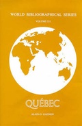 Cover: Quebec - ABC-CLIO Ltd