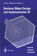 Cover: Business Object Design and Implementation III - Springer