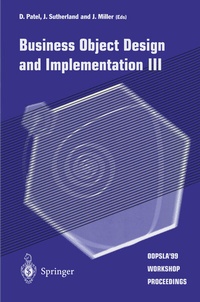 Enlarge image Cover: Business Object Design and Implementation III - Springer