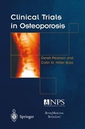 Cover: Clinical Trials in Osteoporosis - Springer