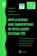 Cover: Applications and Innovations in Intelligent Systems VII - Springer
