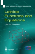 Cover: Lattice Functions and Equations - Springer
