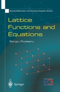 Cover: Lattice Functions and Equations - Springer