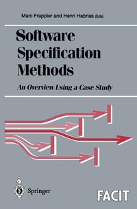 Enlarge image Cover: Software Specification Methods - Springer
