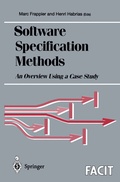 Cover: Software Specification Methods - Springer