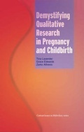 Cover: Demystifying Qualitative Research in Pregnancy and Childbirth - Quay Books,a division of Mark Allen Publishing Ltd