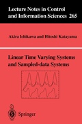 Cover: Linear Time Varying Systems and Sampled-data Systems - Springer
