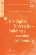 Cover: The Digital University - Building a Learning Community - Springer
