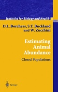 Cover: Estimating Animal Abundance - Springer