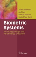 Cover: Biometric Systems - Springer