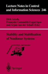 Enlarge image Cover: Stability and Stabilization of Nonlinear Systems - Springer