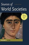 Cover: Sources of World Societies, Volume I: To 1600 - Bedford Books