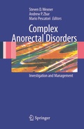 Cover: Complex Anorectal Disorders - Springer