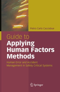 Abbildung von: Guide to Applying Human Factors Methods - Springer