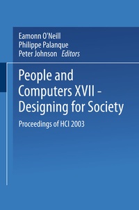 Abbildung von: People and Computers XVII - Designing for Society - Springer