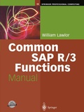 Cover: Common SAP R/3 Functions Manual - Springer