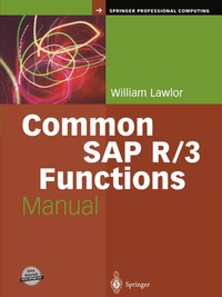 Enlarge image Cover: Common SAP R/3 Functions Manual - Springer