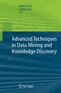 Cover: Advanced Techniques in Knowledge Discovery and Data Mining - Springer