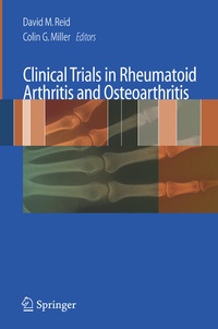 Enlarge image Cover: Clinical Trials in Rheumatoid Arthritis and Osteoarthritis - Springer