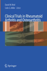 Enlarge image Cover: Clinical Trials in Rheumatoid Arthritis and Osteoarthritis - Springer