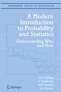 Cover: A Modern Introduction to Probability and Statistics - Springer