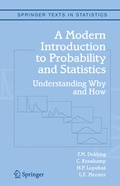 Cover: A Modern Introduction to Probability and Statistics - Springer