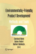Cover: Environmentally-Friendly Product Development - Springer