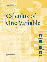 Abbildung von: Calculus of One Variable - Springer