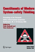 Cover: Constituents of Modern System-safety Thinking - Springer
