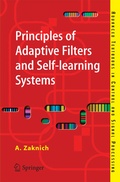Cover: Principles of Adaptive Filters and Self-learning Systems - Springer