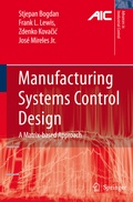 Cover: Manufacturing Systems Control Design - Springer