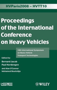 Enlarge image Cover: Proceedings of the International Conference on Heavy Vehicles, HVTT10 - Wiley-ISTE