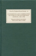 Cover: Conferences and Combination Lectures in the Elizabethan Church: Dedham and Bury St Edmunds, 1582-1590 - De Gruyter