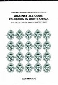 Cover: Against All Odds - Trentham Books Ltd