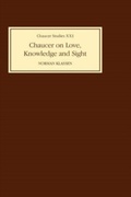 Cover: Chaucer on Love, Knowledge and Sight - De Gruyter