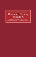 Cover: Thirteenth Century England X - Boydell Press
