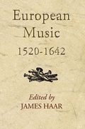 Cover: European Music, 1520-1640 - De Gruyter
