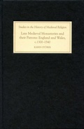 Cover: Late Medieval Monasteries and their Patrons - De Gruyter