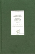 Cover: The Place of Argument - De Gruyter