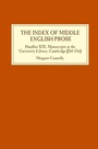 Cover: The Index of Middle English Prose - D.S. Brewer